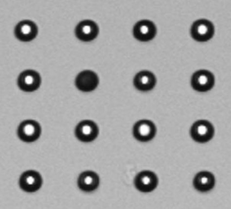 Blocked via 2D image